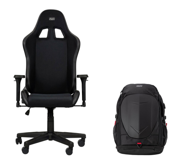 SMX Fotel gamingowy Deriba + Gaming Backpack plecak na laptopa - 1352009 - zdjęcie